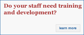 Do your staff need training and development? Click here